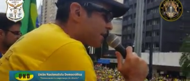 A VERDADEIRA OPOSIÇÃO É O POVO NAS RUAS